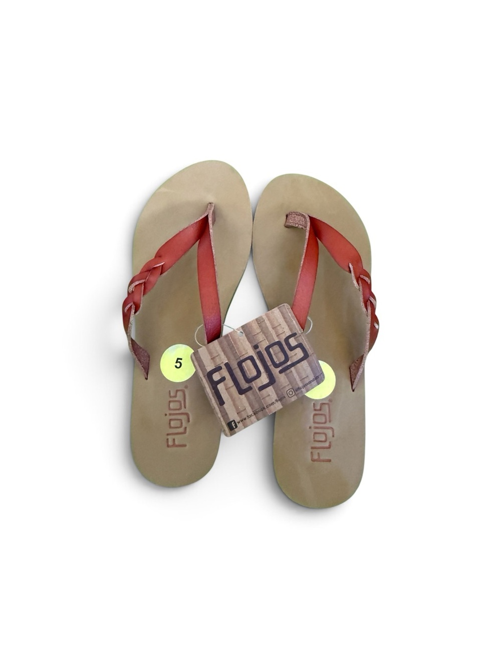 Flojos Women’s Braided Strap Flip Flops